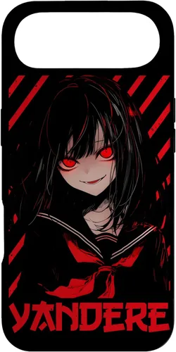Vista 27 de Funda para iPhone 11 Pro Yandere Anime Girl Kawaii Emo Goth Otaku Anime Manga Lover
