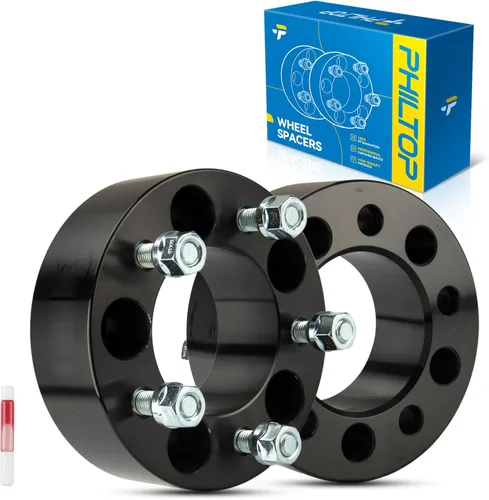 Vista 30 de PHILTOP 4x100 1.25" Espaciadores de rueda para Yaris, 2 piezas de espaciadores de rueda centrados en buje con 54.1mm de diámetro interior del buje