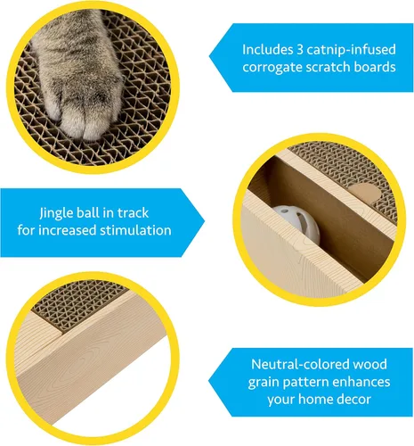 Vista 3 de Chew King Juguete Premium para Perros con Premio, Mediano, Extremadamente Duradero, Colección de Juguetes Rellenables de Goma Natural, Alimentación