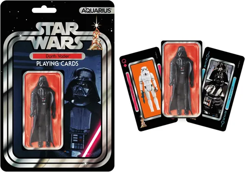 Aquarius Star Wars Darth Vader - Baraja de cartas con temática de Darth Vader para tus juegos de cartas favoritos, mercancía y coleccionables con