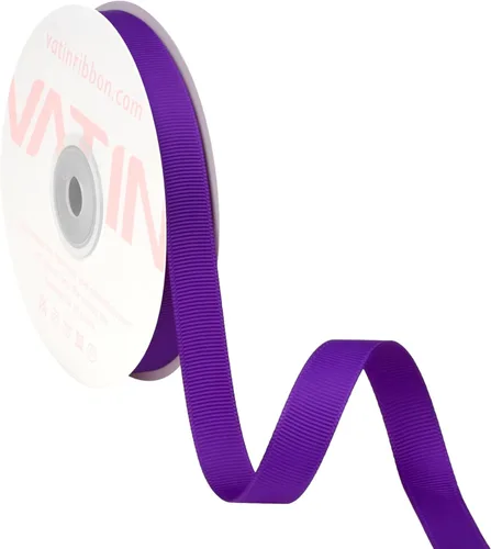 Vista 230 de VATIN Cinta de Grogrén Negra, 1-1/2" x 50 Yardas Continuas, Cinta de Grogrén de Poliéster Negra, Usar para Lazos de Bricolaje, Accesorios