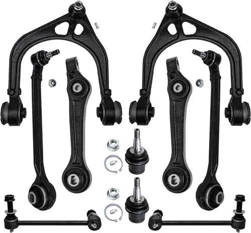 Vista 78 de Detroit Axle - Kit de suspensión de 10 piezas para Nissan Frontier Xterra Pathfinder 2005-2012, 4 brazos de control superiores inferiores
