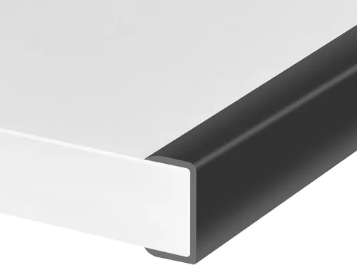 Vista 24 de Borde de goma protector, canal en U autoadhesivo de 1-1/2 pulgadas para maderas, bandas flexibles en forma de U para despegar y pegar, protector