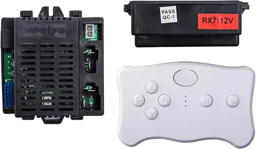 weelye RX7 12V Niños Powered Ride on Car 2.4G Bluetooth Control remoto y receptor Kit de caja de control Accesorios para niños eléctrico Ride On Car