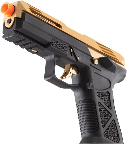 Vista 7 de HFC HG-282ASGB Pistola táctica de aire comprimido de gas (plata/dorada)