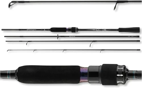 Vista 2 de Daiwa Procyon Travel 9 pies, peso fundido, 1.06-2.47 onzas, 4 piezas, caña de pescar de viaje