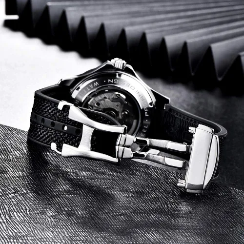 Vista 8 de HaiQin Pagani Design 007-Model Automatic Diving Watches for Men Japan Movement, Stainless Steel Band, Rotating Ceramic Bezel, Sapphire Domed Mirror