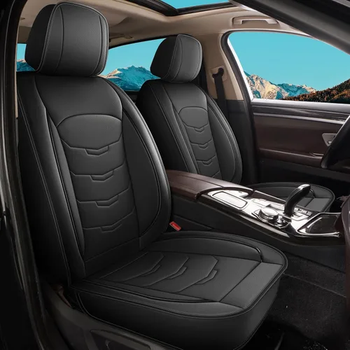 Vista 129 de Fundas de asiento para Toyota 4runner 2003-2025, fundas de asiento de automóvil de cuero impermeables, resistentes a los arañazos, fáciles