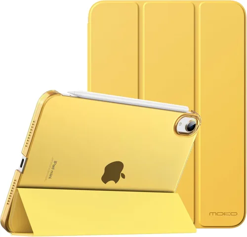 Vista 10 de MoKo Funda para iPad mini 7 (A17 Pro) Generación 2024, Funda para iPad mini 6 2021, Funda Protectora Delgada y Ligera de 8.3 Pulgadas con Carcasa