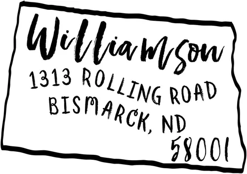 Vista 38 de Sello de dirección de devolución de Texas - Sello autoentintado del estado de Texas