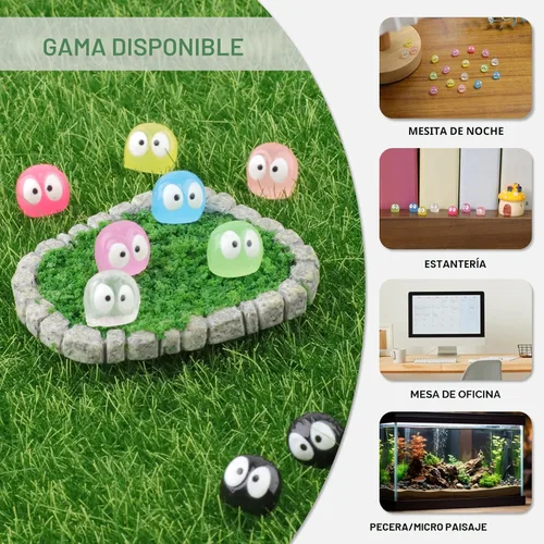 Vista 7 de RAPUDA Lindos Duendes de Hollín, 35 Piezas de Accesorios de Decoración Interior Automotriz para Espejo Retrovisor y Tablero del Coche, Linda