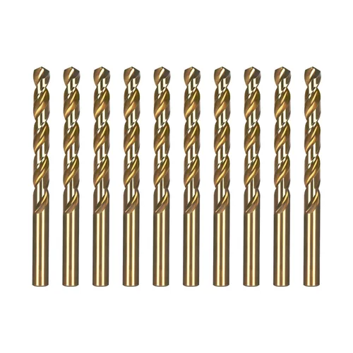 MewuDecor Broca de cobalto de 0.138 in, brocas de metal M35 HSS, para metal duro, acero inoxidable, 10 unidades