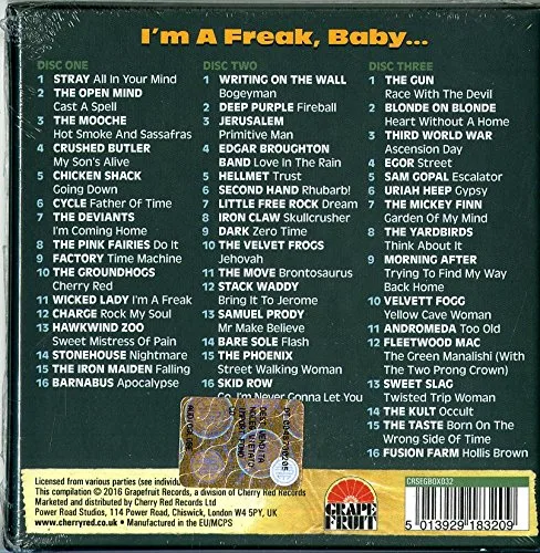 Vista 2 de I'm a Freak Baby Journey Through The British Heavy Psych And Hard Rock Underground Scene 1968-72