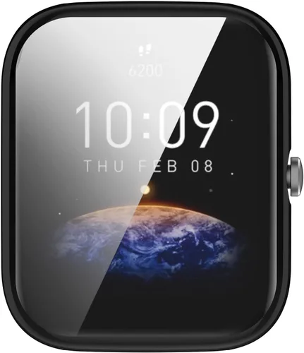 Vista 6 de Compatible con Amazfit Bip 3, protector de pantalla ultra delgado y suave, accesorios de protección de cubierta completa