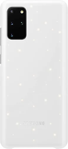 Vista 5 de Samsung Electronics Galaxy S20+ Plus Caso, Cubierta trasera protectora Smart LED - Azul (versión de EE. UU.) (EF-KG985CLEGUS)