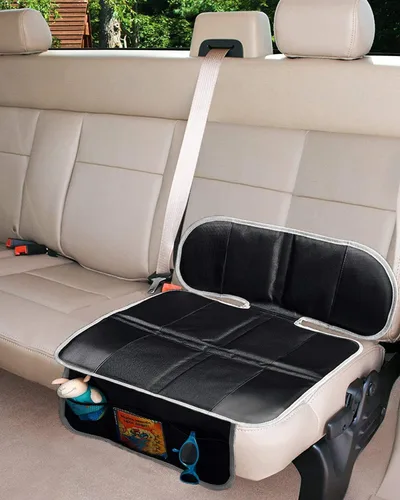 Big Ant Protector de asiento de automóvil, protección acolchada gruesa para asientos de auto para niños y bebés, tapete para perro, antideslizante e