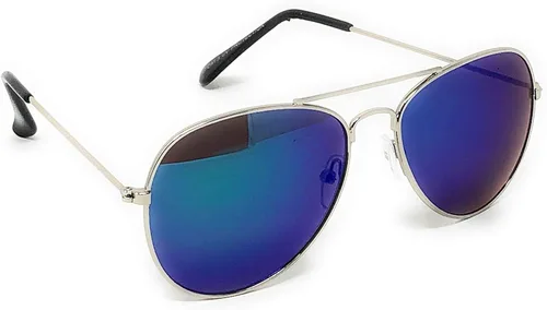 Vista 3 de WebDeals Retro - Gafas de sol de metal Aviator tamaño niño