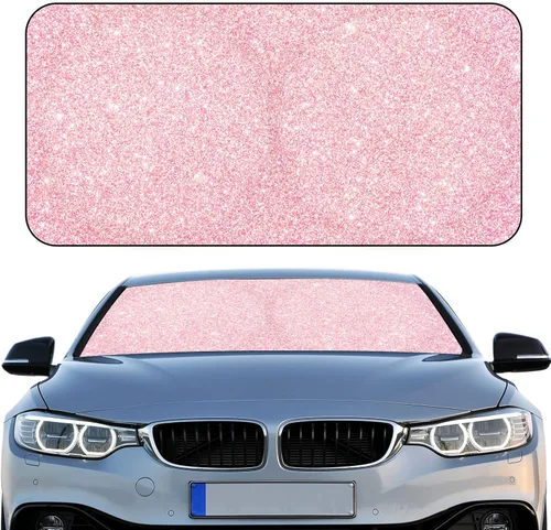 Vista 16 de Parasol plegable para parabrisas de coche, cubreventanas frontales para coche, accesorios para coche, protección contra el calor y los rayos UV