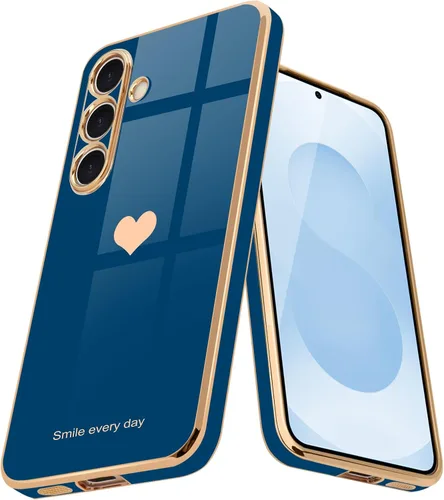 Vista 42 de Teageo para Samsung Galaxy A15 4G 5G Funda para mujeres y niñas, diseño de corazón de amor, lujoso brillo, cubierta trasera suave, parachoques