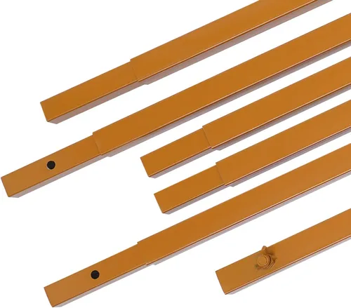 Vista 7 de Soporte de arco de boda con bases, 6.6 x 6.6 pies, arcos de boda para ceremonia, fácil montaje, decoración cuadrada de boda para ceremonia, soporte