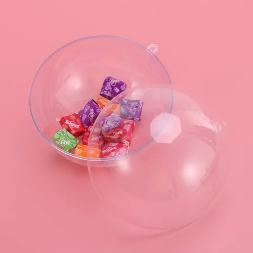 Vista 3 de VALICLUD Adornos transparentes para manualidades, adornos rellenables, bola de adorno para manualidades, bolas de rnamento, bolas de Navidad