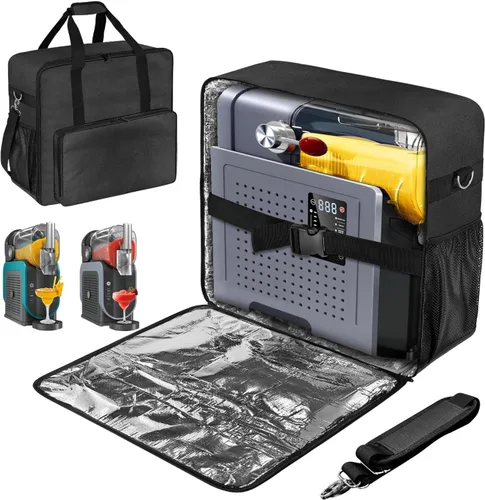 Bolsa de transporte térmica para máquina de granizado 2025, funda de transporte portátil grande para Ninjaa Fs301 y Fs300, diseño de apertura