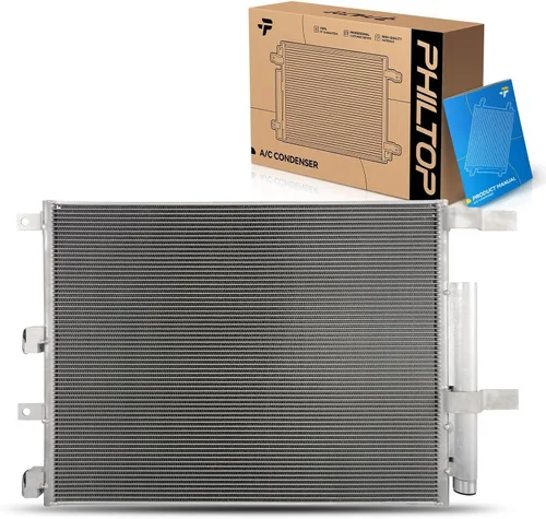 Vista 18 de PHILTOP Reemplazo del condensador de aire acondicionado para Ram1500 2003-2008, Ram2500 2003-2008, Ram3500 2003-2008, para OEM 5072993AB, 5072993AA