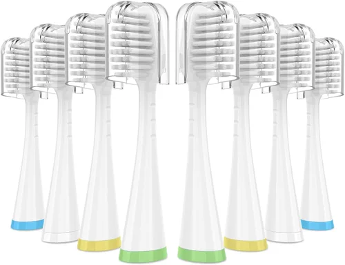 Vista 11 de Cabezales de repuesto para cepillo de dientes Waterpik Complete Care 5.0/9.0 (CC-01/WP-861), STRB-4WW, (paquete de 4, blanco)