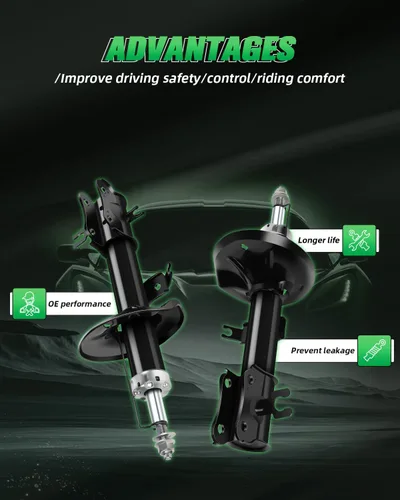 Vista 2 de Amortiguadores y puntales delanteros automáticos, amortiguadores de gas SCITOO aptos para Chevy Aveo5 2004-2008 2009 2010 2011 para Chevy Aveo