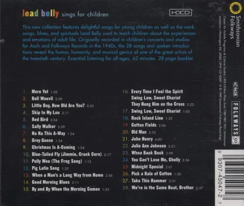Vista 2 de Lead Belly Sings for Children