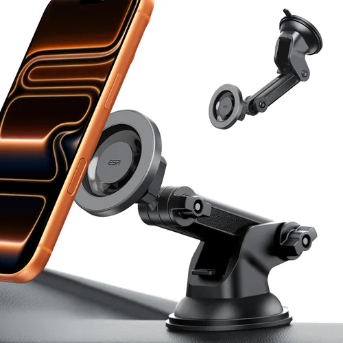 ESR Soporte Magnético para Teléfono para Tablero de Coche, para Montura de Coche MagSafe, Montura de Vacío para Parabrisas de Coche para iPhone