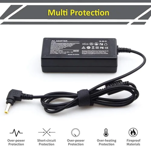Vista 5 de Cargador de 19V 3.42A 65W apto para JBL Xtreme Extreme 1 2, Boombox 2/1 impermeable portátil Bluetooth altavoz adaptador de repuesto