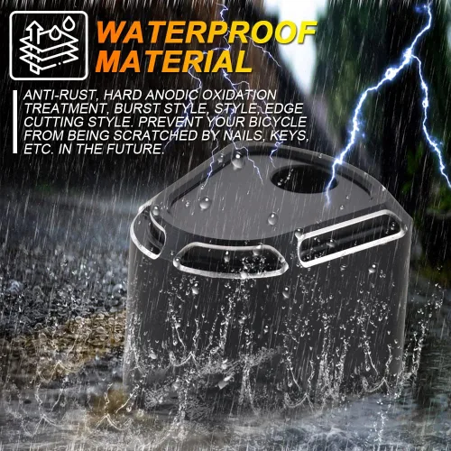 Vista 5 de KATUR Tapa de interruptor de encendido CNC para motocicleta, accesorio CNC de aluminio de corte profundo, compatible con Harley Touring Street Road