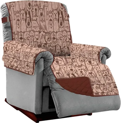 Vista 149 de Sofa Shield - Funda para sillón reclinable con correa patentada, protector de cojín, funda reversible diseñada en EE. UU. resistente a manchas