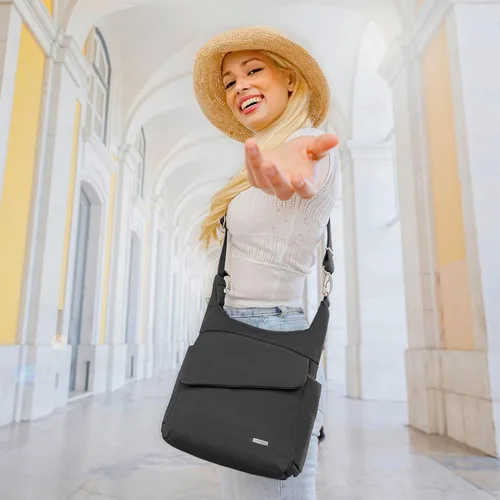 Vista 3 de Travelon Anti-Theft Classic Messenger Bag