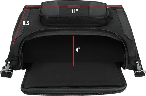 Vista 3 de USA Gear Carrying Case - Atari Case Compatible with Atari Flashback 8 7, 6, 5, Deluxe & Gold - Adjustable Dividers & Accessory Pockets Hold