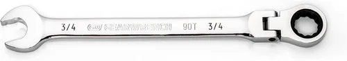 Vista 21 de GEARWRENCH Llave combinada de trinquete de cabeza flexible de 12 puntos con arco oscilante de 4 grados - 86753
