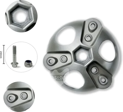 Vista 2 de Marsrock Kit de 3 cuchillas y tuercas para turbina eólica pequeña para turbina eólica horizontal, 100 W a 1000 W, piezas de accesorios para molinos