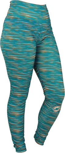 Vista 168 de Zubaz NFL Mallas para mujer de longitud completa de cintura alta básica 1.0