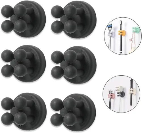 Vista 10 de Portacepillos de dientes de silicona para baños, soporte de afeitar para ducha, soporte de cepillado de dientes, soporte de pared para cepillo