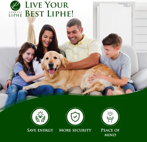 Vista 3 de Cierrapuertas automático – Función de apertura – Cierre de puerta hidráulico ajustable resistente para uso comercial y residencial – Instalación