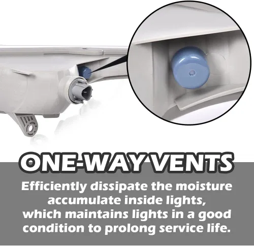 Vista 4 de G-PLUS Luces direccionales con bombillas para el lado del conductor y del pasajero compatibles con Nissan Altima Base 2013-2017, compatible