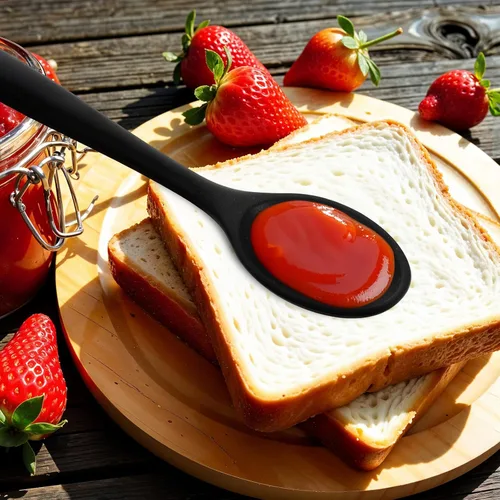 Vista 5 de 4 cucharas pequeñas de silicona, cuchara de silicona para cocinar, cucharas resistentes al calor, pequeñas cucharas de cocina antiadherentes