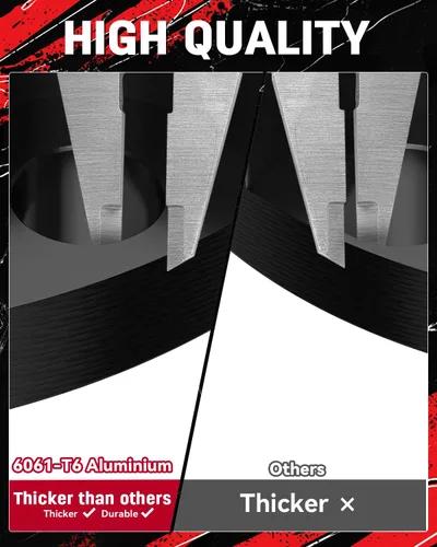 Vista 5 de Richeer Kit de elevación de nivelación de 3 pulgadas Compatible con Tundra 2WD/4WD 2007-2026, Sequoia 2WD/4WD 2007-2026, Kit de elevación