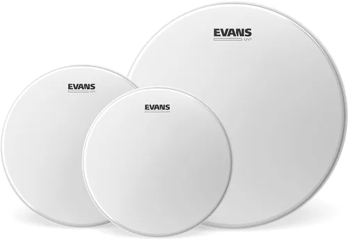 Vista 5 de Evans Cabezales de batería - G1 Clear Rock Tompack (10 pulgadas, 12 pulgadas, 16 pulgadas)