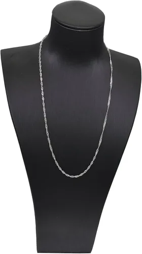 Vista 6 de AmyRT Joyería - Collares de cadena de acero de titanio de 0.079in para mujer, de 16 a 30 pulgadas, Metal