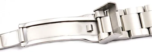 Vista 4 de HKTS 20 21mm Watch Band Stainless Steel Solid Curved End Screw Links Wrist Bracelet For Rolex Submariner Oyster Datejust