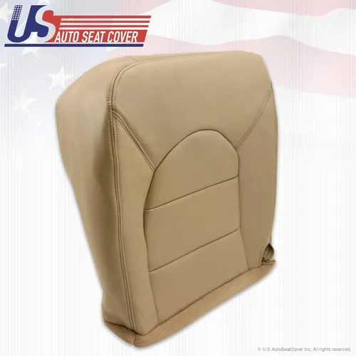 Vista 4 de 2000 para Ford F350 Lariat Driver ~ Passenger Bottom Reemplazo de cuero cubierta de asiento marrón
