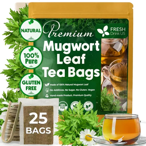 Vista 43 de FreshDrinkUS, 55 bolsas de té de raíz de astrágalo premium, 100% natural y puro de té de hierbas de raíz de astrágalo. Fabricado con bolsas de té