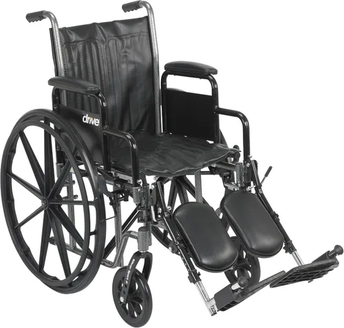 Vista 8 de Drive Medical SSP218DFA-SF Silla de ruedas Silver Sport 2